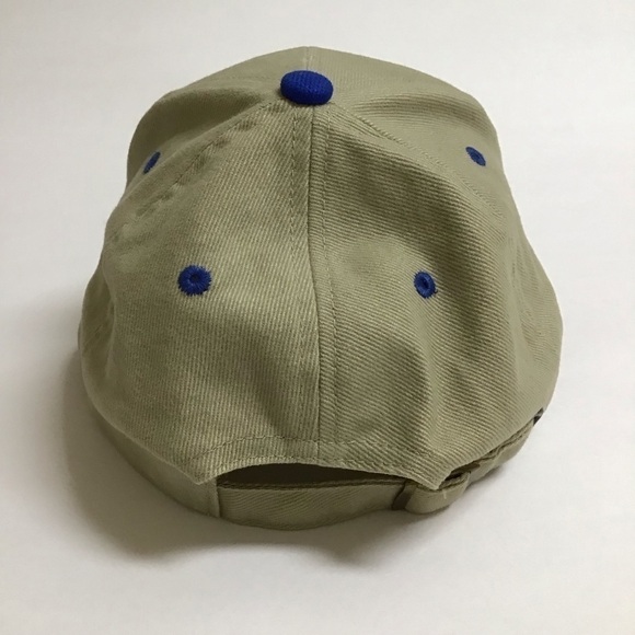 Hawaii Surfware Hat Khaki Blue Embroider Dad Cap Islands Written Brim All Cotton - Picture 14 of 15